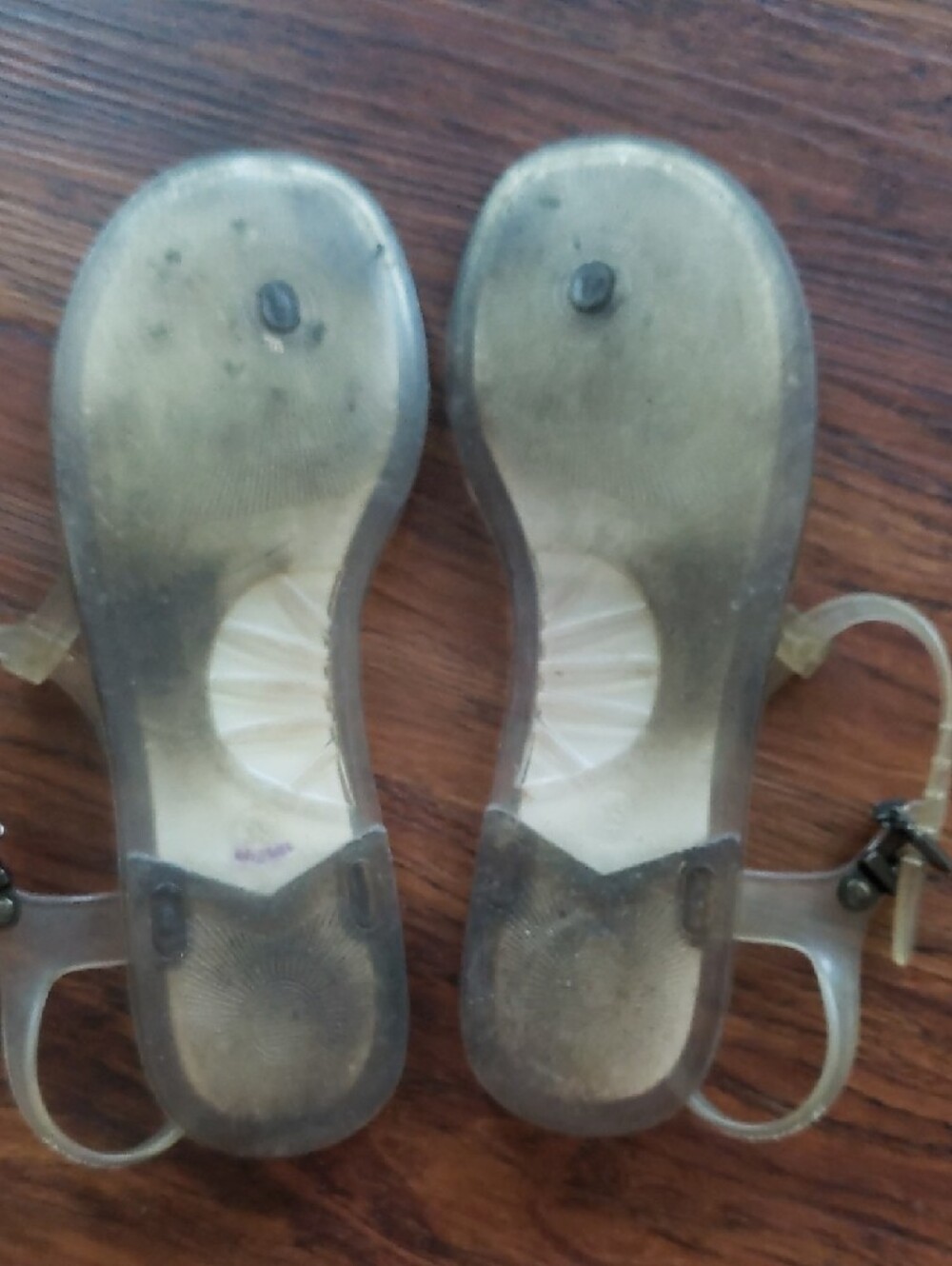 Burberry Jelly Thong Sandal Size 39 Vintage Plaid Sole Designer Streetwear - Picture 3 of 4